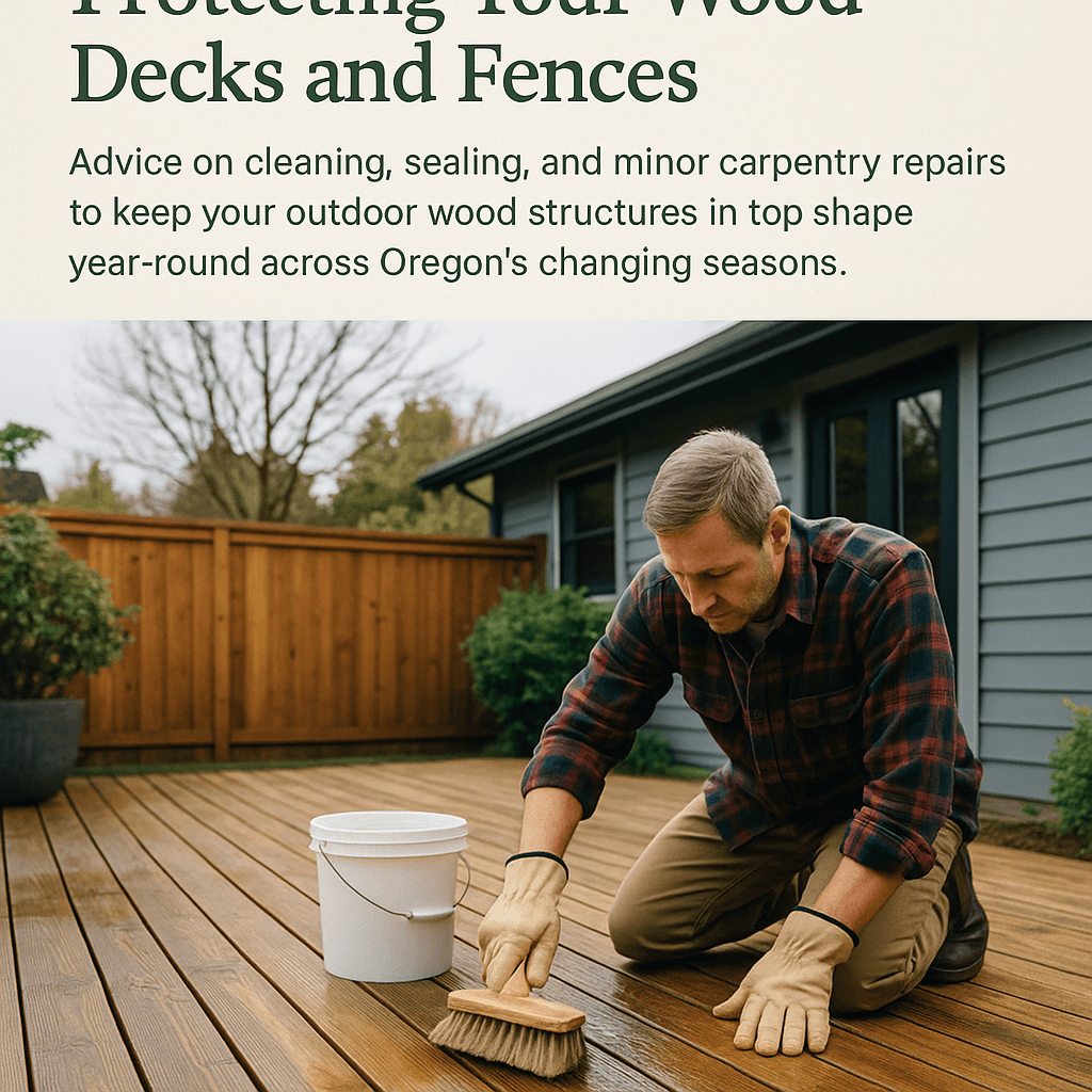 Seasonal Maintenance Tips: Protecting Your Wood Decks and Fences in Oregon