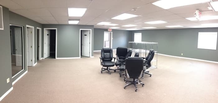 Commercial interior painting project