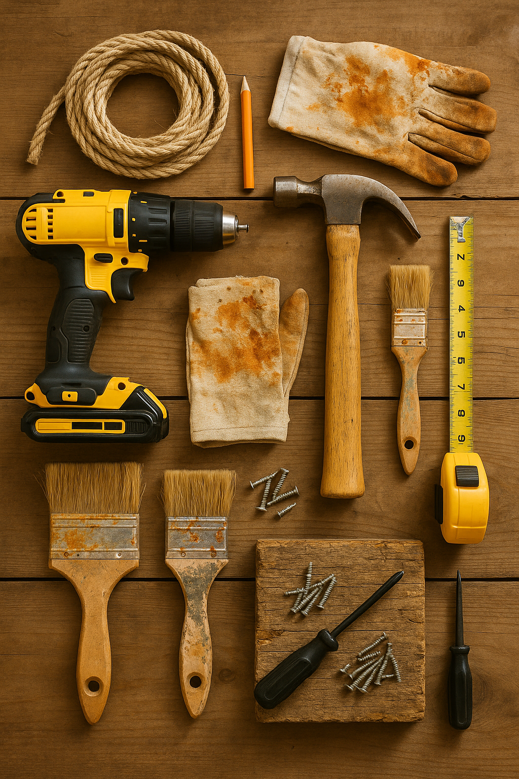 DIY carpentry tools and repair materials for Portland homes